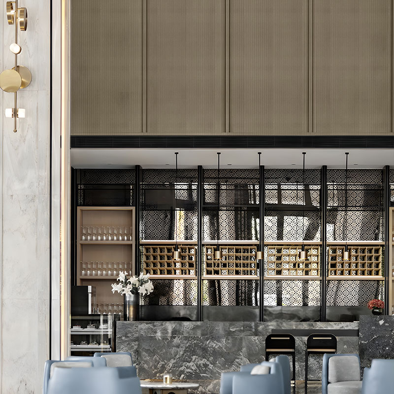 Panel z metalową teksturą ZQ45 - lekki luksus