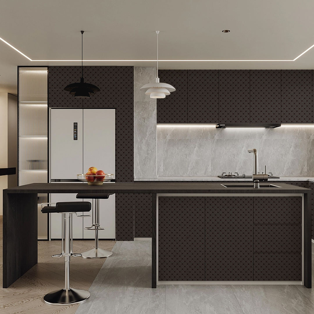 ZS34 Panel z tkaną teksturą - naturalny