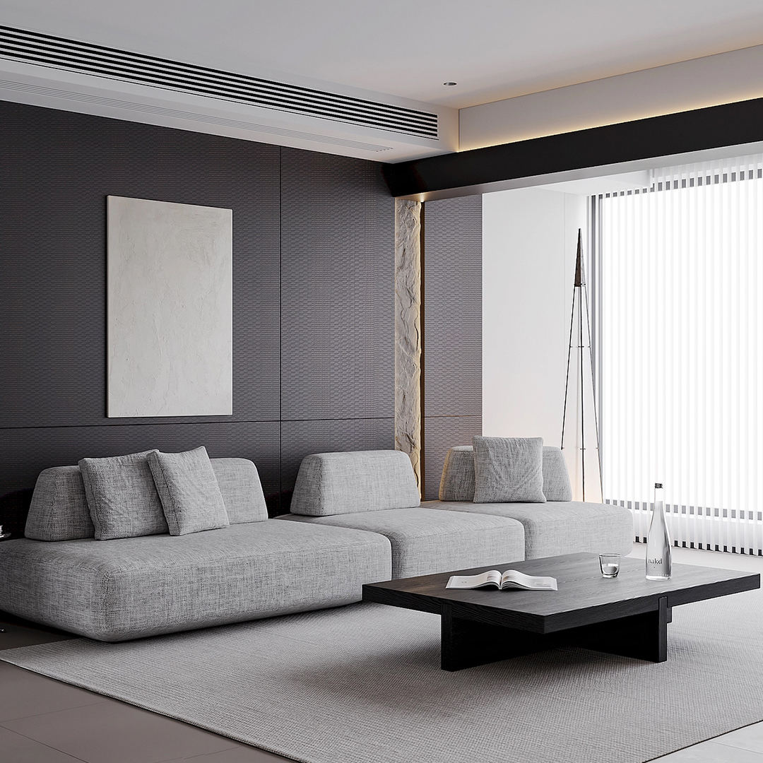 BZ02 Panel z teksturą granulatu - 3D